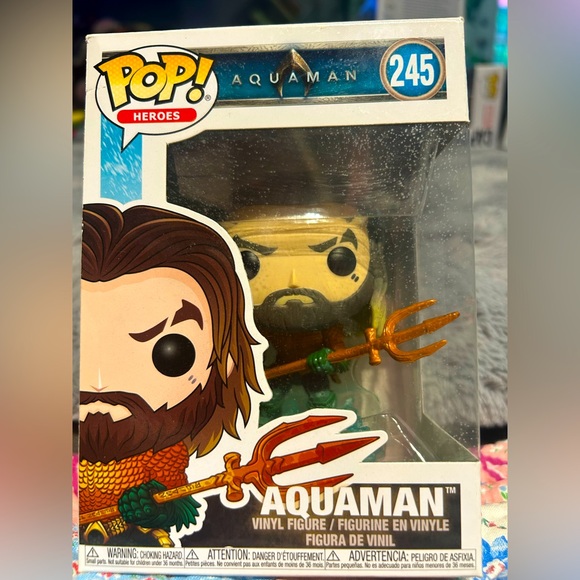 Funko Aquaman Pop Vinyl Figure - Picture 1 of 2